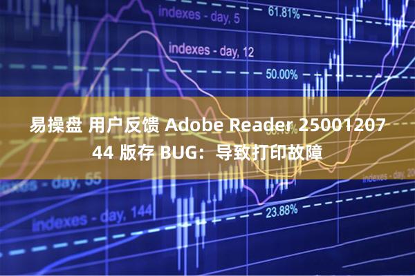 易操盘 用户反馈 Adobe Reader 2500120744 版存 BUG：导致打印故障
